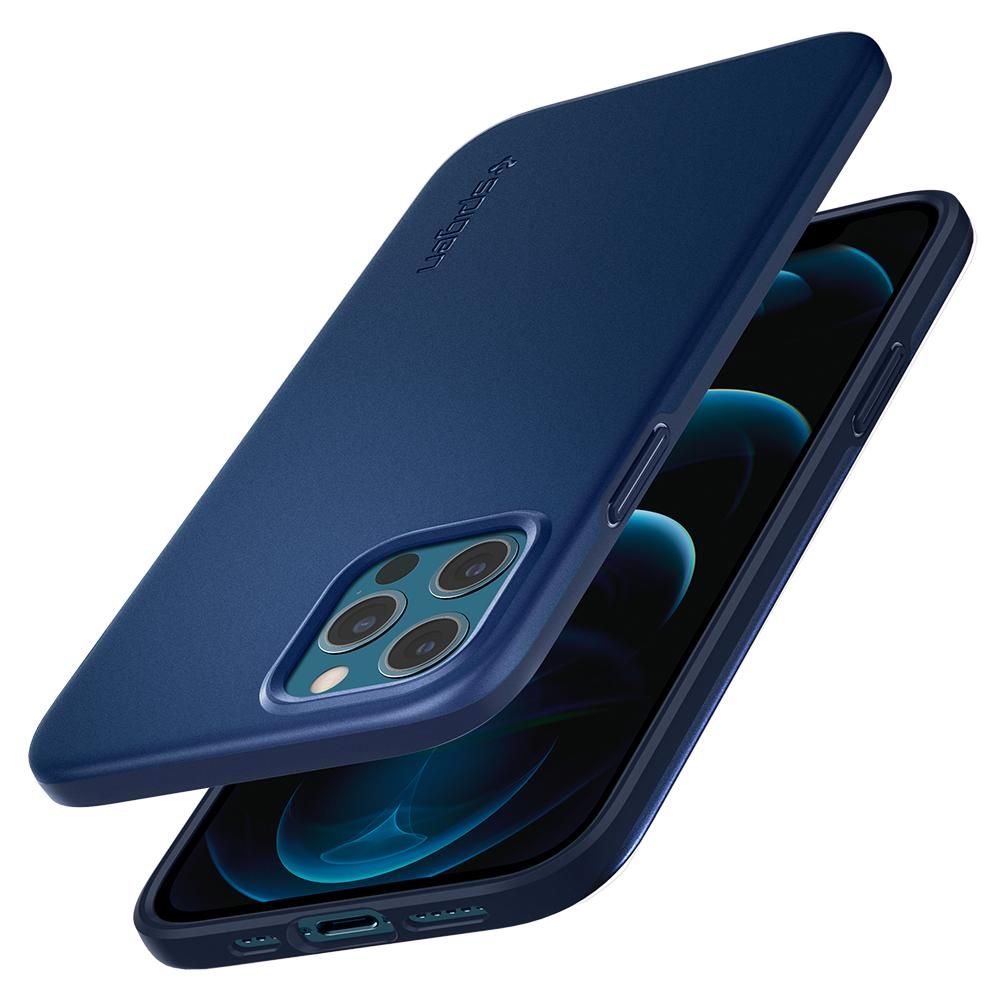 etui Spigen Thin Fit granatowe Apple iPhone 12 / 7 etui Spigen Thin Fit granatowe Apple iPhone 12 / 7