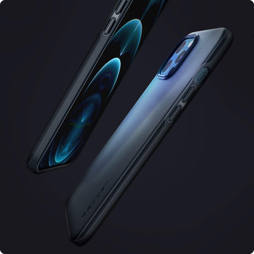 etui Spigen Thin Fit Metal slate Apple iPhone 12 Pro Max / 7