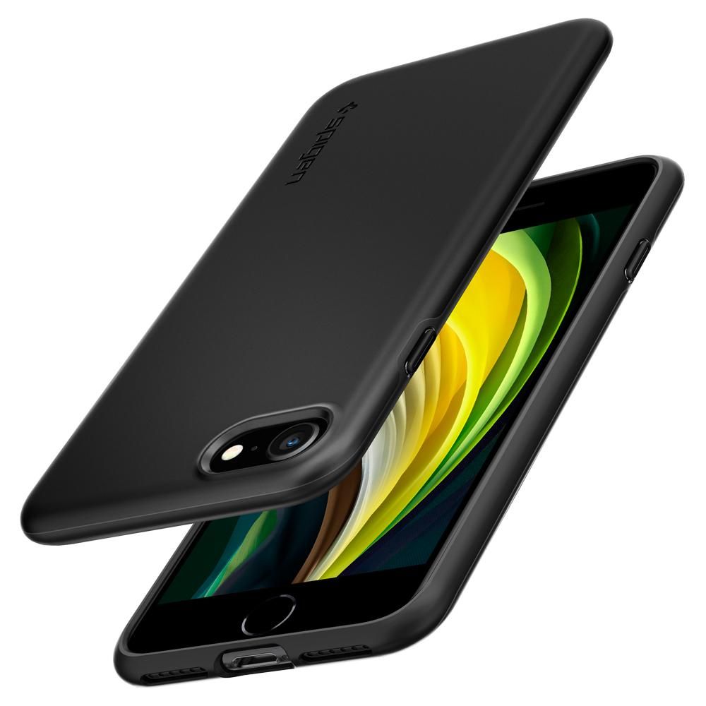 etui Spigen Thin Fit Pro Czarne Apple iPhone SE 2020 / 6