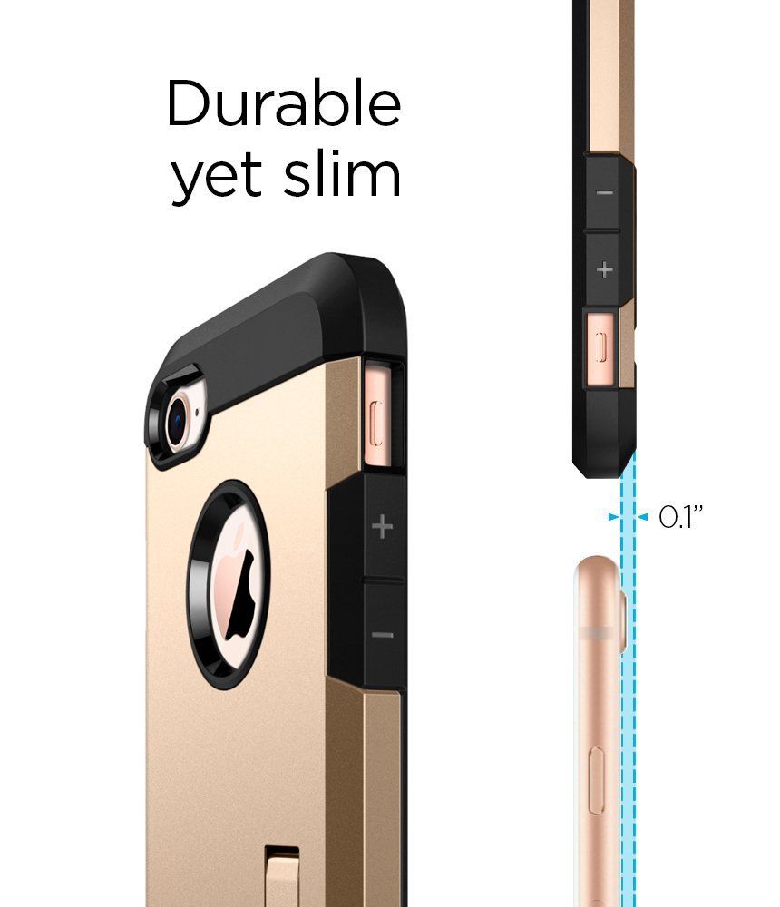 etui Spigen Tough Armor 2 Champagne Złote Apple iPhone 7 / 4 etui Spigen Tough Armor 2 Champagne Złote Apple iPhone 7 / 4