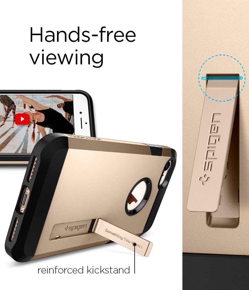 etui Spigen Tough Armor 2 Champagne Złote Apple iPhone 7 / 7 etui Spigen Tough Armor 2 Champagne Złote Apple iPhone 7 / 7