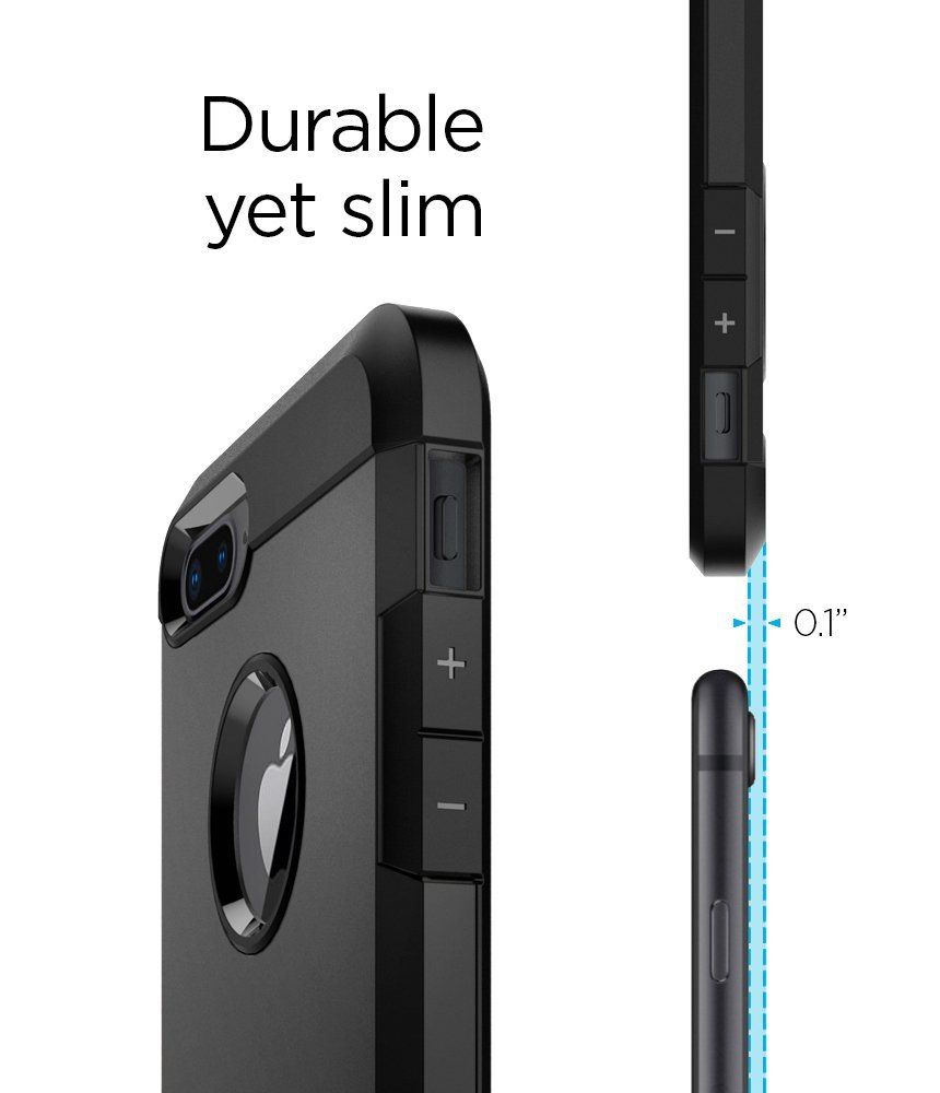 etui Spigen Tough Armor 2 Czarne Apple iPhone 7 Plus / 4