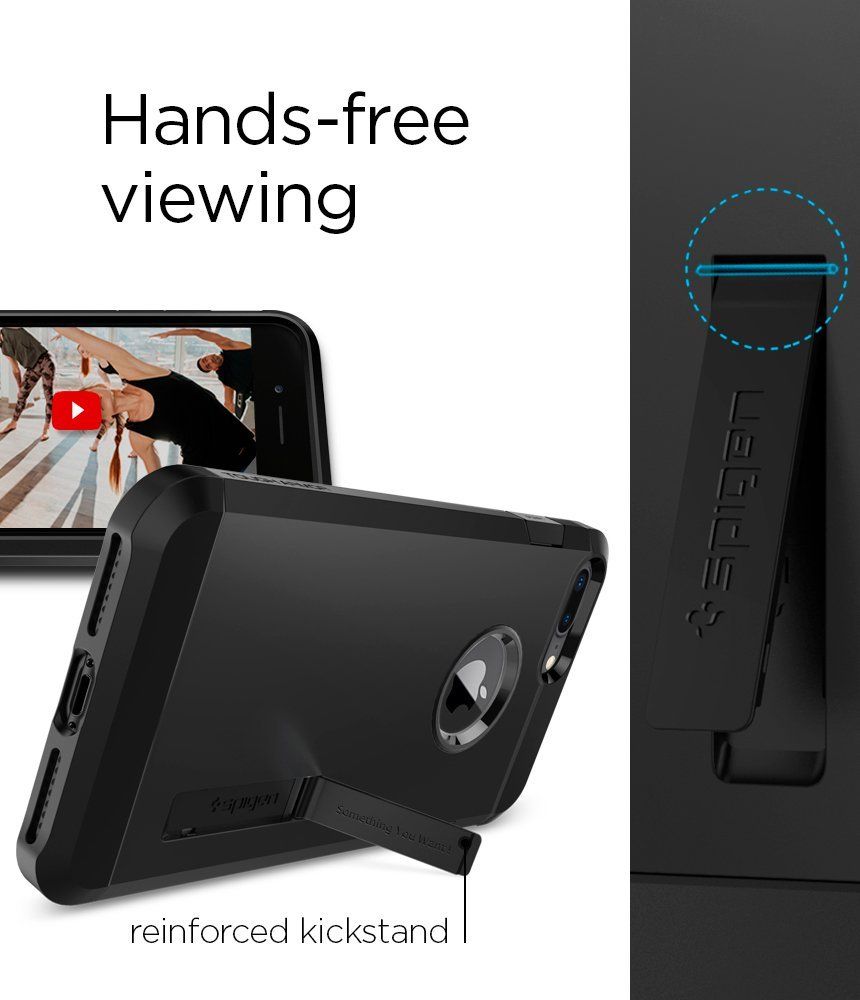 etui Spigen Tough Armor 2 Czarne Apple iPhone 7 Plus / 7