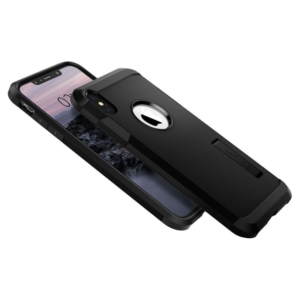 etui Spigen Tough Armor Czarne Apple iPhone X / 5
