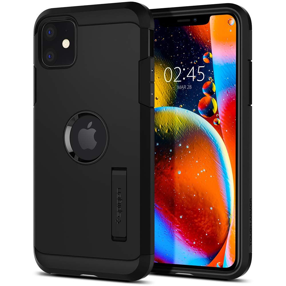 etui Spigen Tough Armor Czarne Apple iPhone 11
