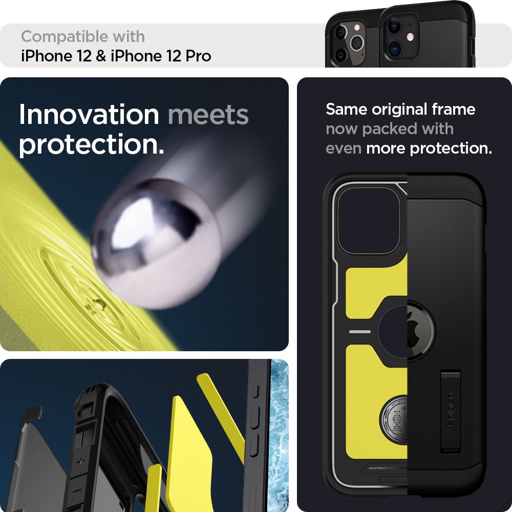 etui Spigen Tough Armor Czarne Apple iPhone 12 Pro / 11 etui Spigen Tough Armor Czarne Apple iPhone 12 Pro / 11