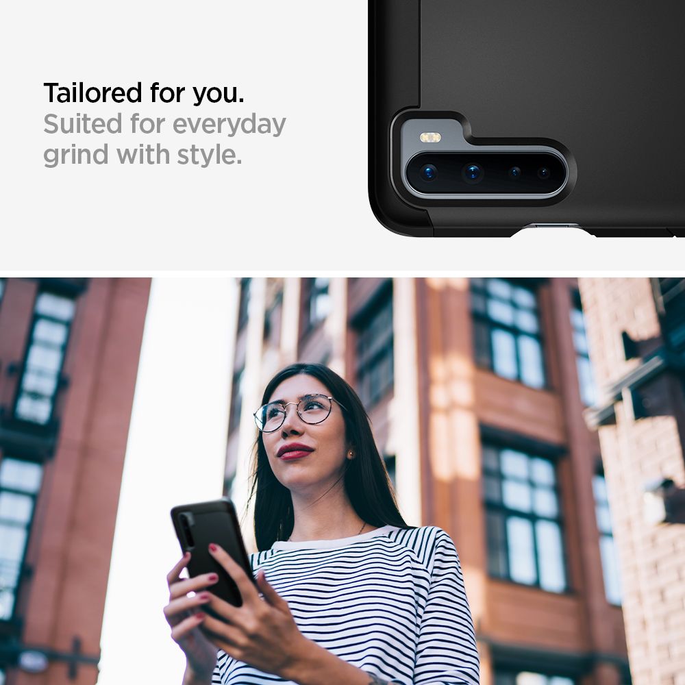 etui Spigen Tough Armor Czarne OnePlus Nord / 10