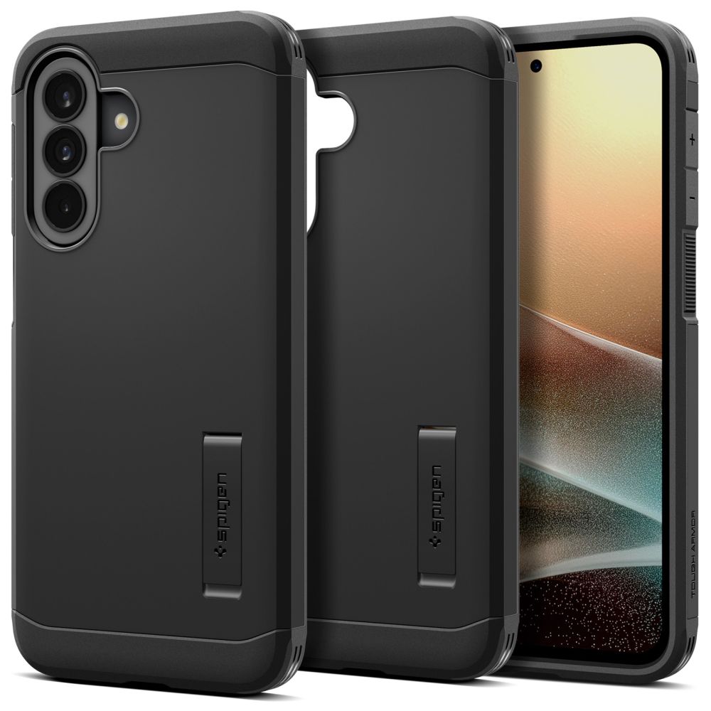 etui Spigen Tough Armor czarne Samsung Galaxy A37 5G