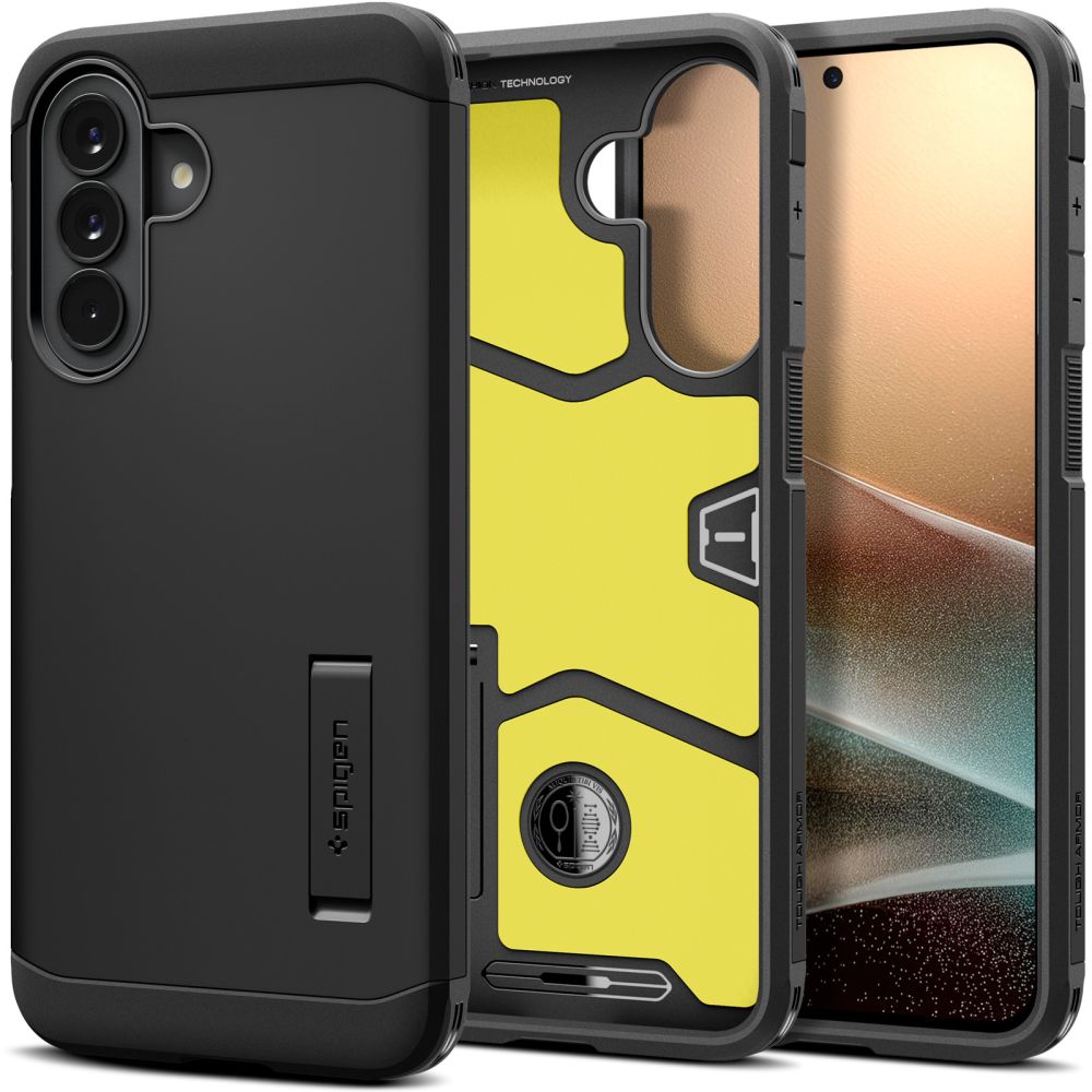 etui Spigen Tough Armor czarne Samsung Galaxy A57 5G