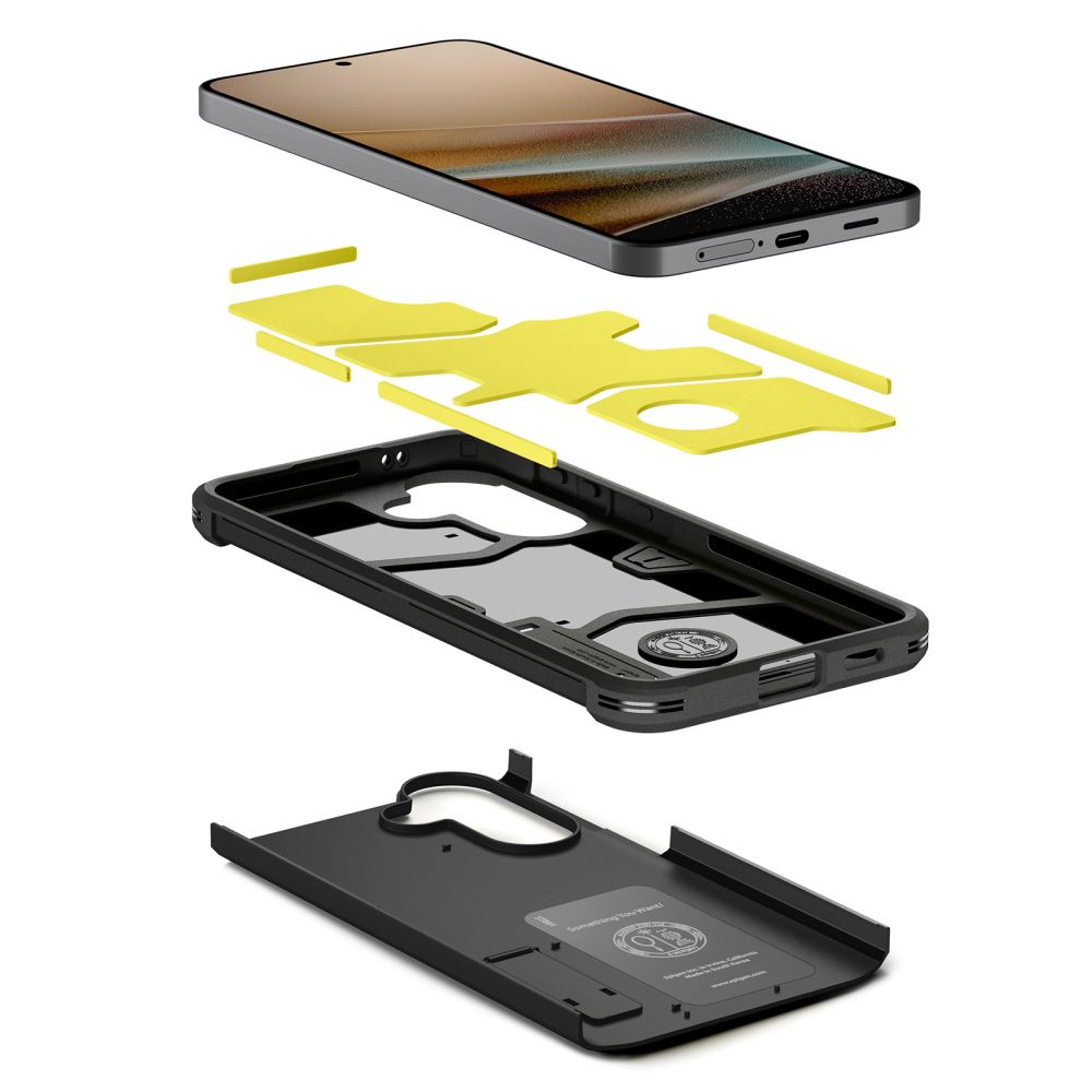 etui Spigen Tough Armor czarne Samsung Galaxy A57 5G / 6