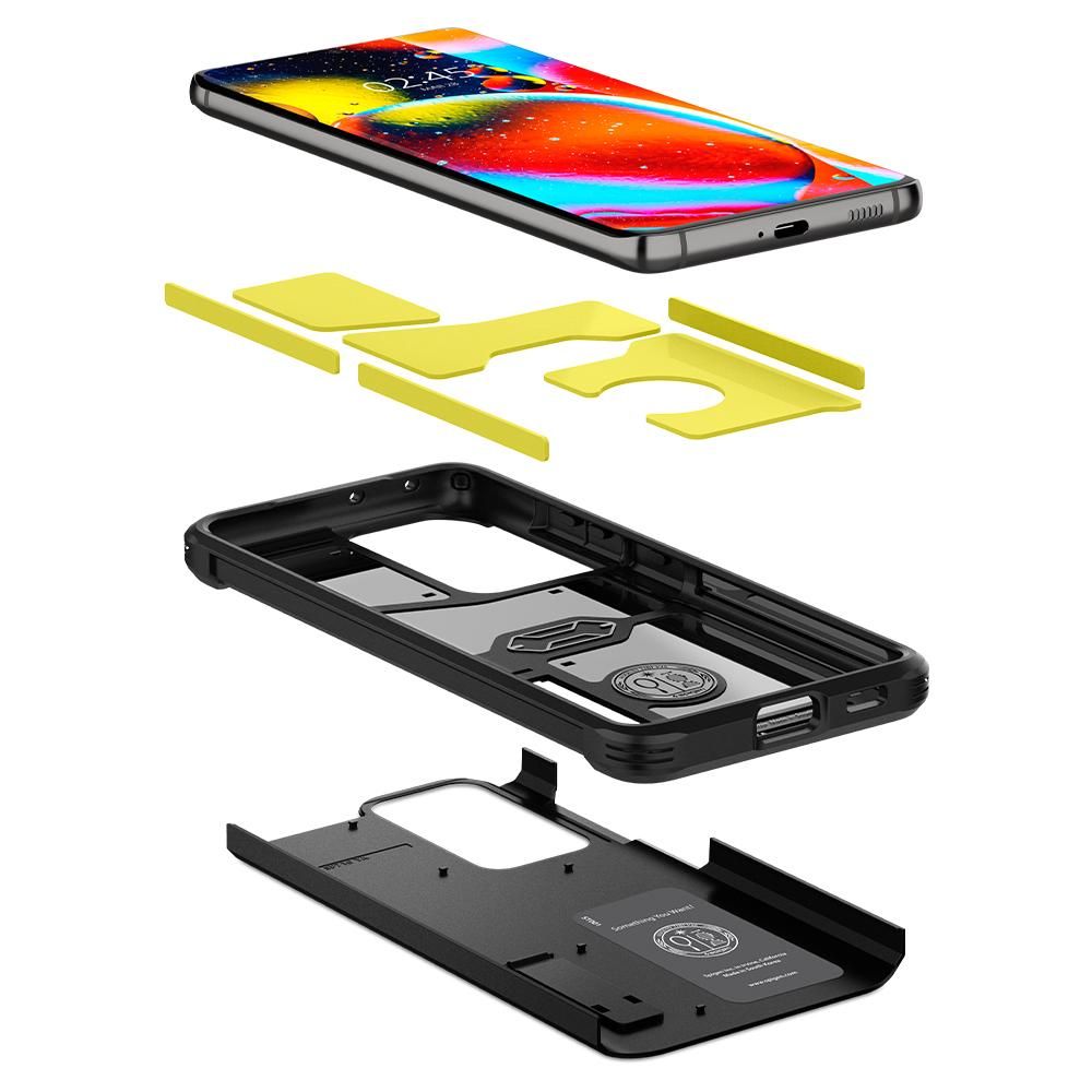 etui Spigen Tough Armor czarne Samsung s21 Ultra / 6 etui Spigen Tough Armor czarne Samsung s21 Ultra / 6