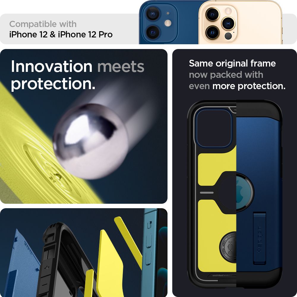 etui Spigen Tough Armor Granatowe Apple iPhone 12 Pro / 10