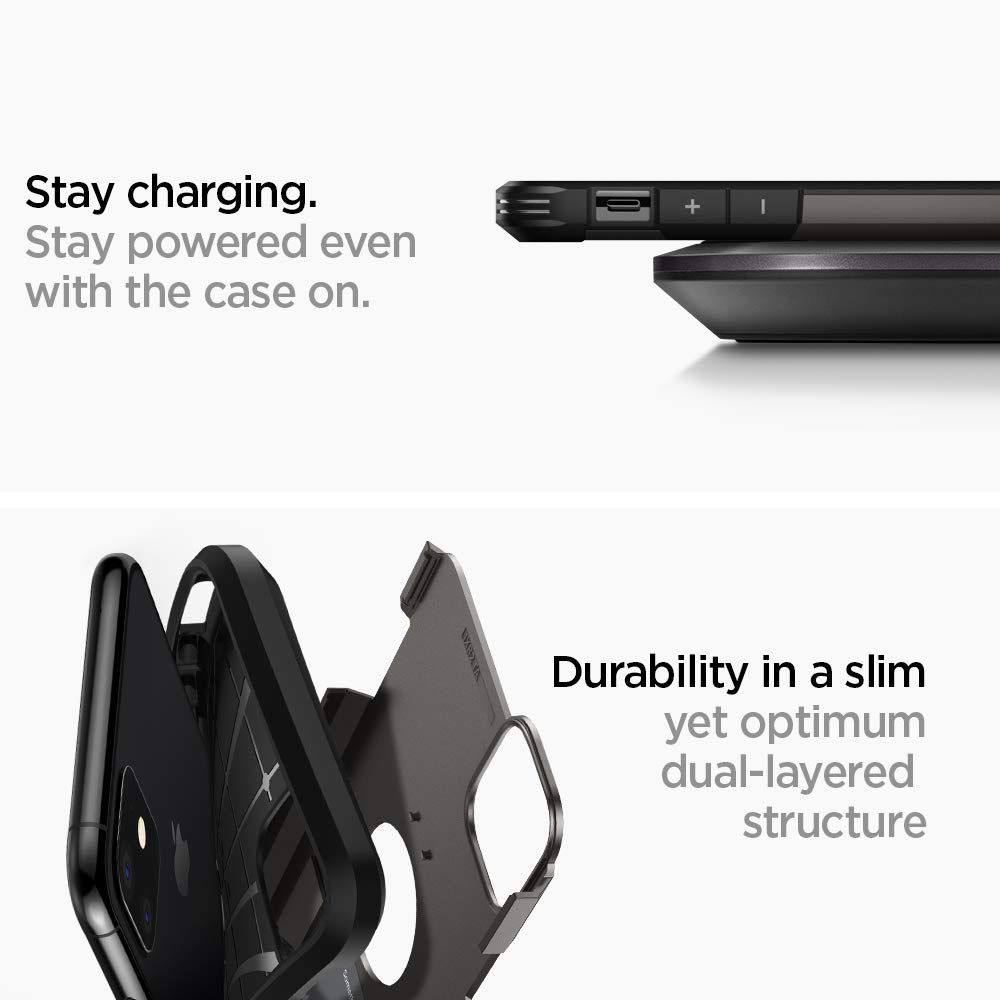 etui Spigen Tough Armor Gunmetal Apple iPhone 11 / 3