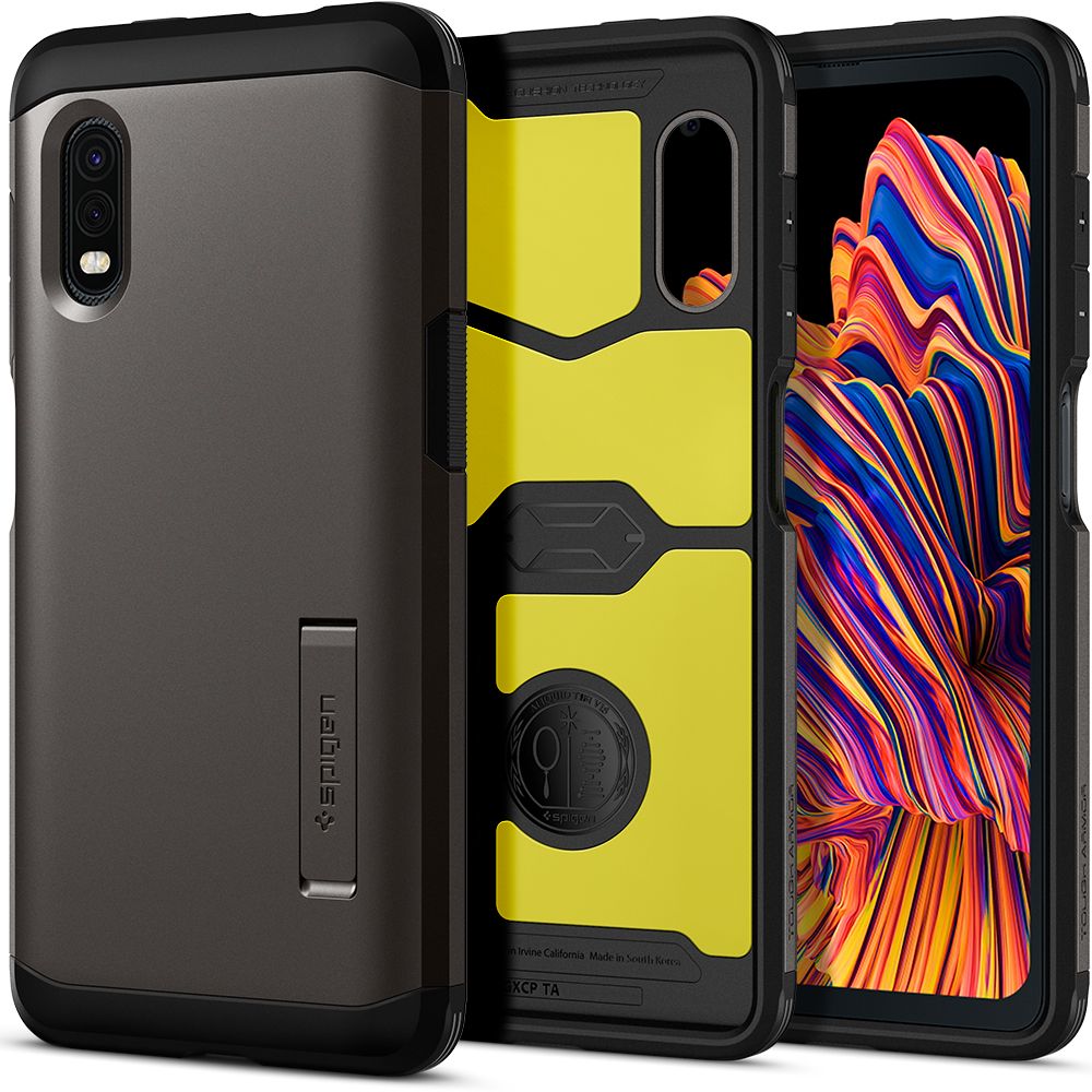 etui Spigen Tough Armor Gunmetal Samsung Xcover Pro