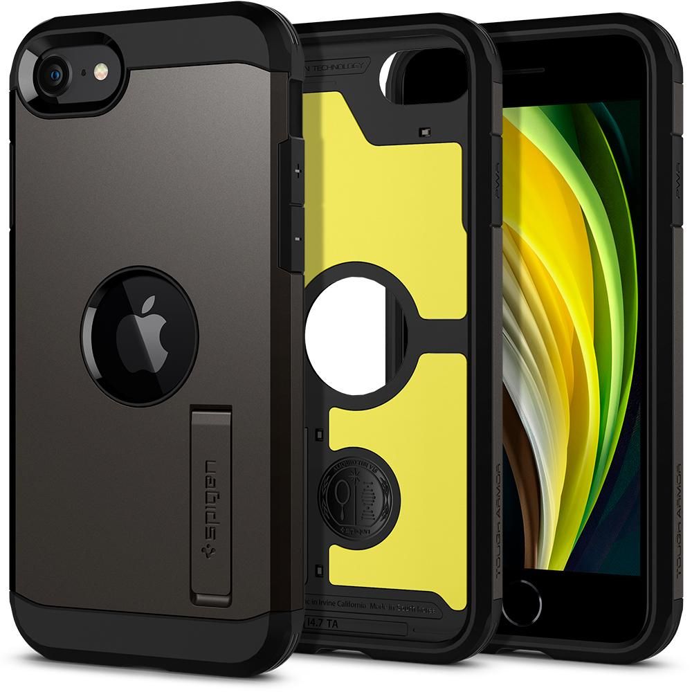 etui Spigen Tough Armor Gunmetal Apple iPhone SE 2020