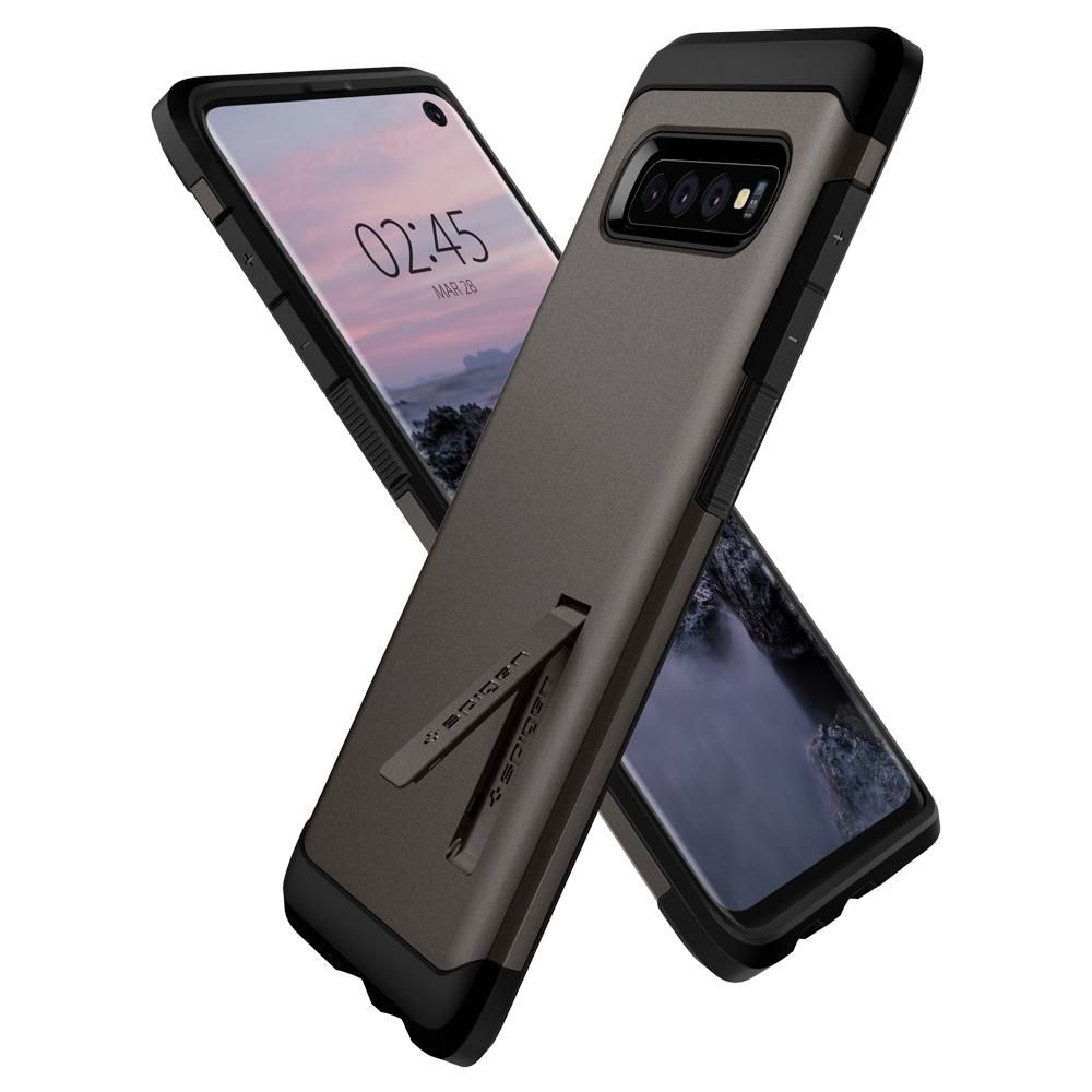 etui Spigen Tough Armor Gunmetal Samsung Galaxy S10 / 2