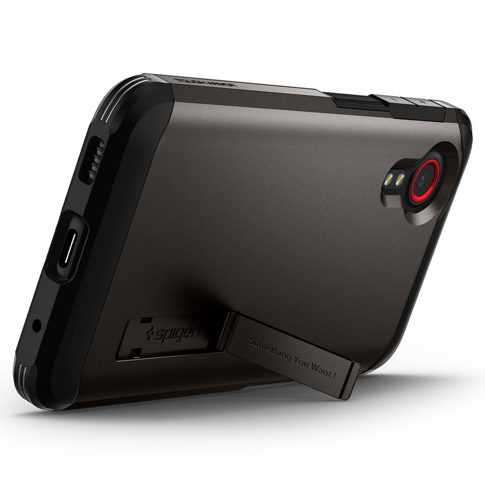 etui Spigen Tough Armor gunmetal Samsung Galaxy Xcover 5 / 8