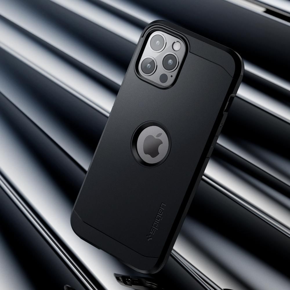 etui Spigen Tough Armor Mag Magsafe czarne Apple iPhone 12 / 8
