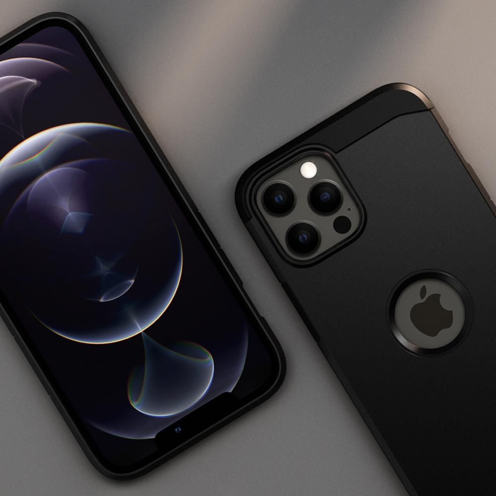 etui Spigen Tough Armor Mag Magsafe czarne Apple iPhone 12 / 9