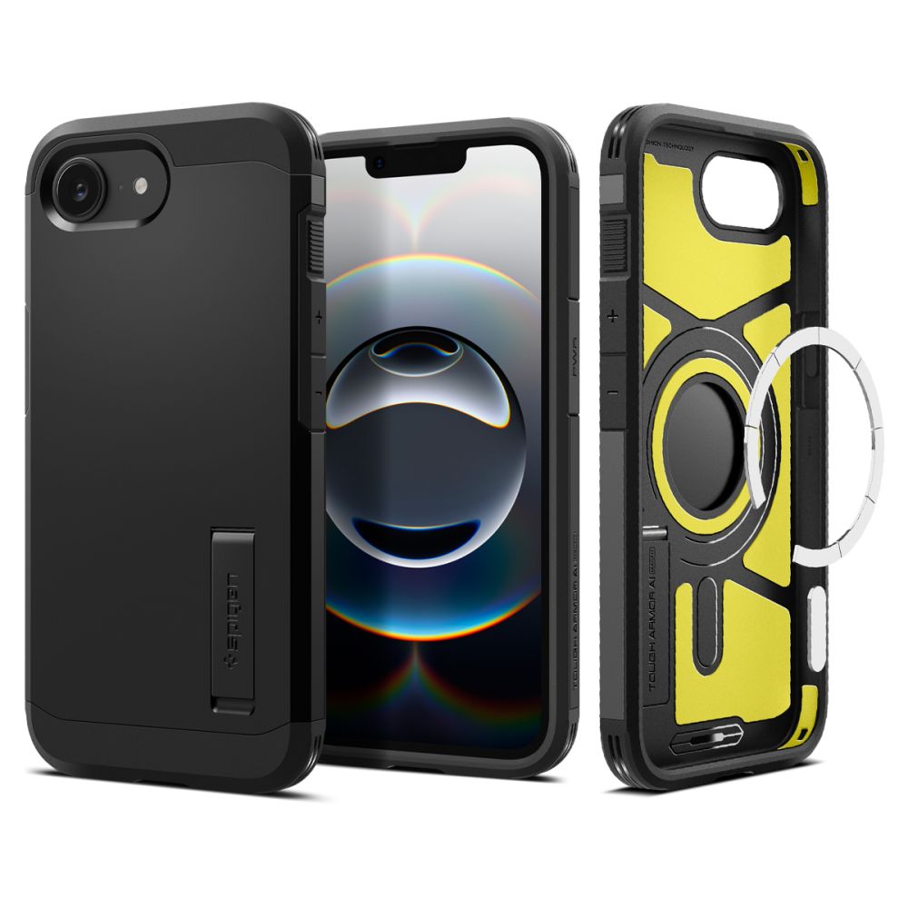 etui Spigen Tough Armor Mag Magsafe czarne Apple iPhone 17e