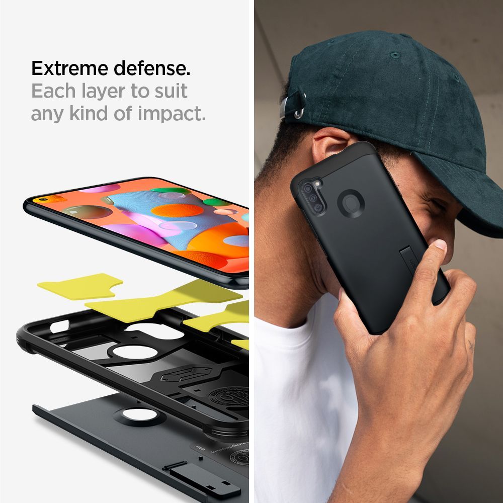 etui Spigen Tough Armor Metal Slate Samsung Galaxy M11 / 6