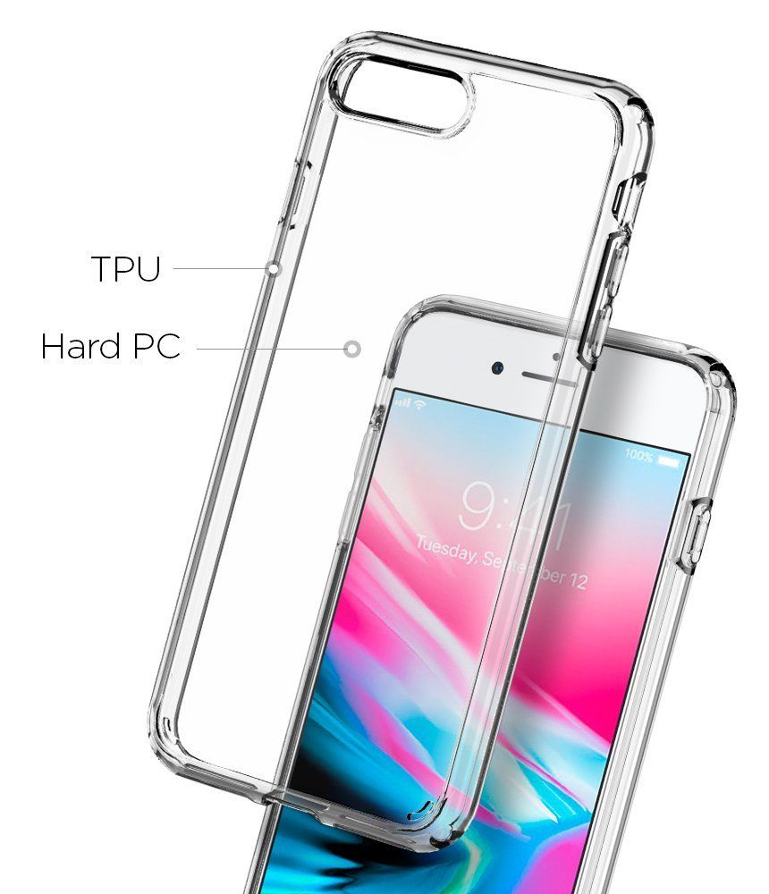 etui Spigen Ultra Hybrid 2 Crystal Przeroczyste Apple iPhone 7 Plus / 5