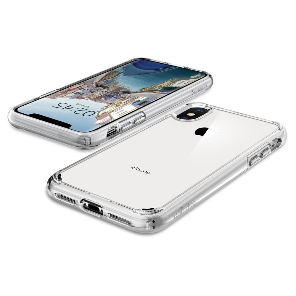 etui Spigen Ultra Hybrid Crystal Przeroczyste Apple iPhone XS Max / 3