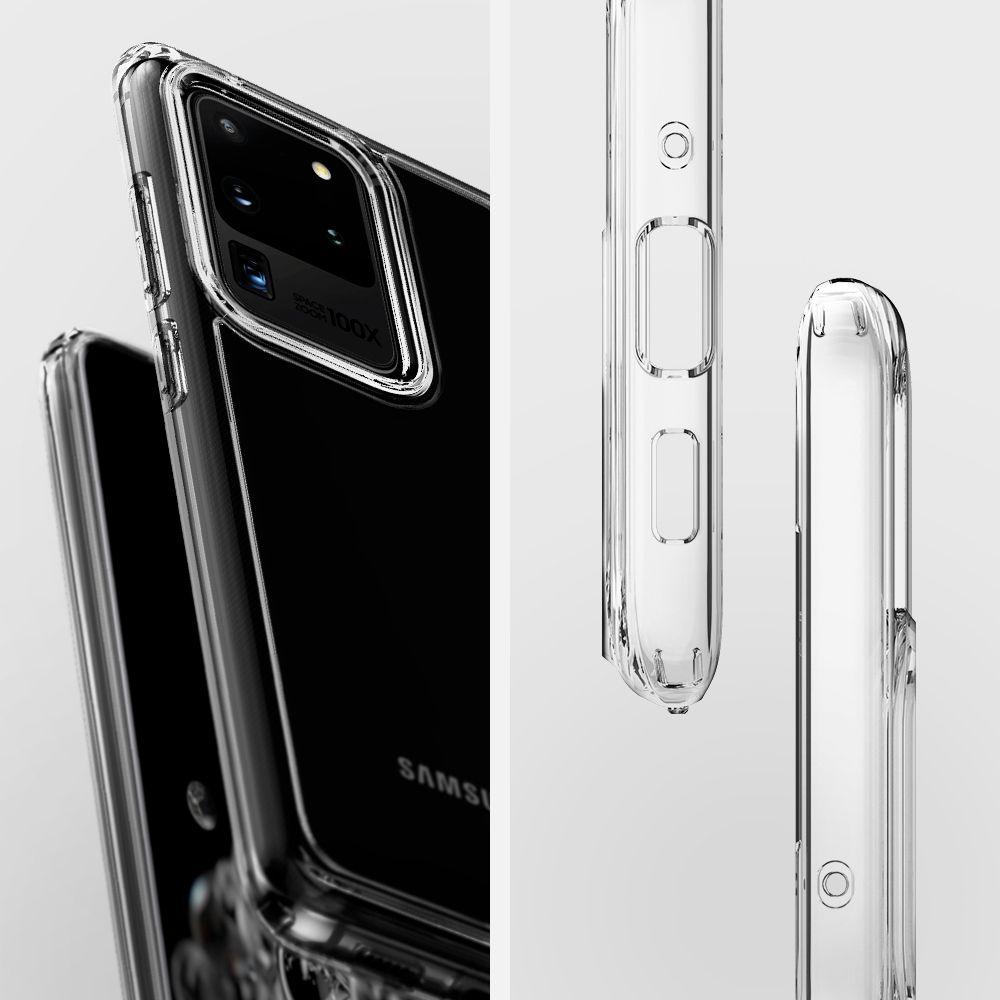etui Spigen Ultra Hybrid Crystal Prze�roczyste Samsung galaxy S20 Ultra / 10