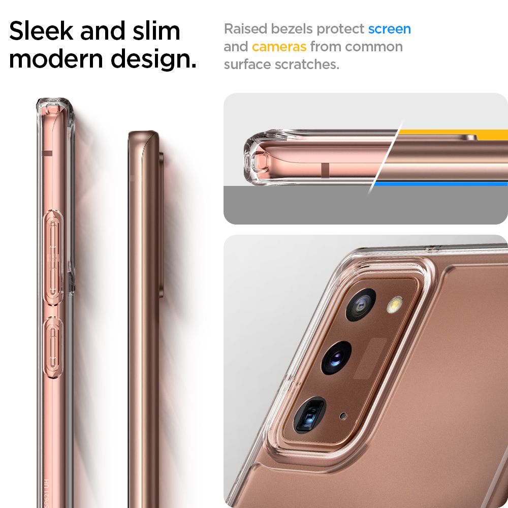 etui Spigen Ultra Hybrid Crystal Przeźroczyste Samsung Galaxy Note 20 / 8 etui Spigen Ultra Hybrid Crystal Przeźroczyste Samsung Galaxy Note 20 / 8