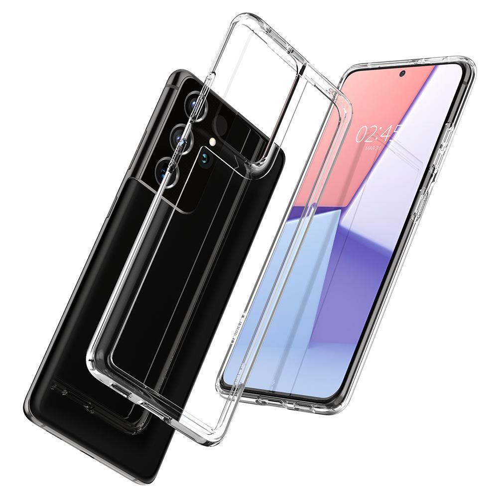 etui Spigen Ultra Hybrid Crystal przeźroczyste Samsung s21 Ultra / 8 etui Spigen Ultra Hybrid Crystal przeźroczyste Samsung s21 Ultra / 8