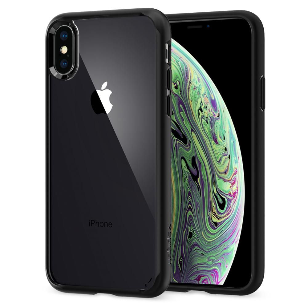 etui Spigen Ultra Hybrid Czarne Apple iPhone X