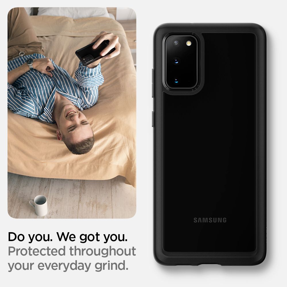 etui Spigen Ultra Hybrid Czarne Samsung Galaxy S20 Plus / 11