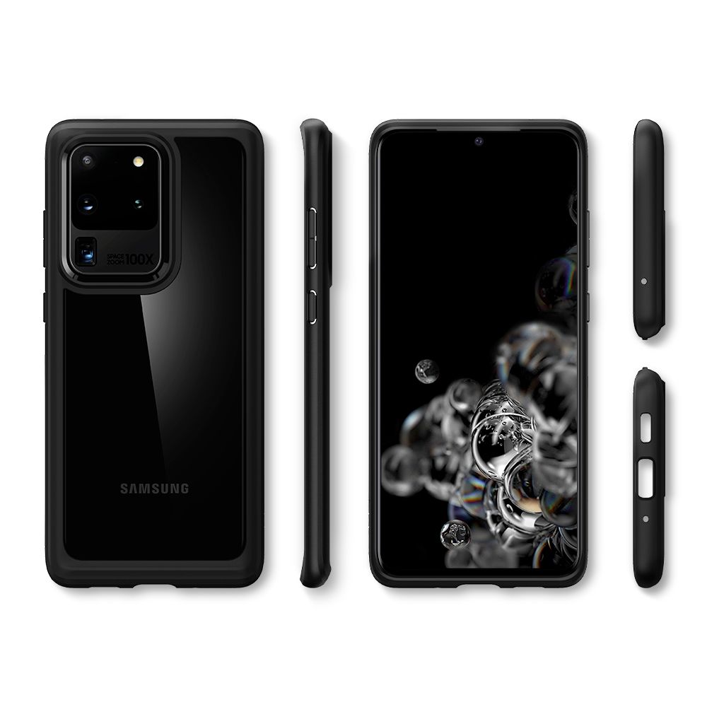 etui Spigen Ultra Hybrid Czarne Samsung galaxy S20 Ultra / 8