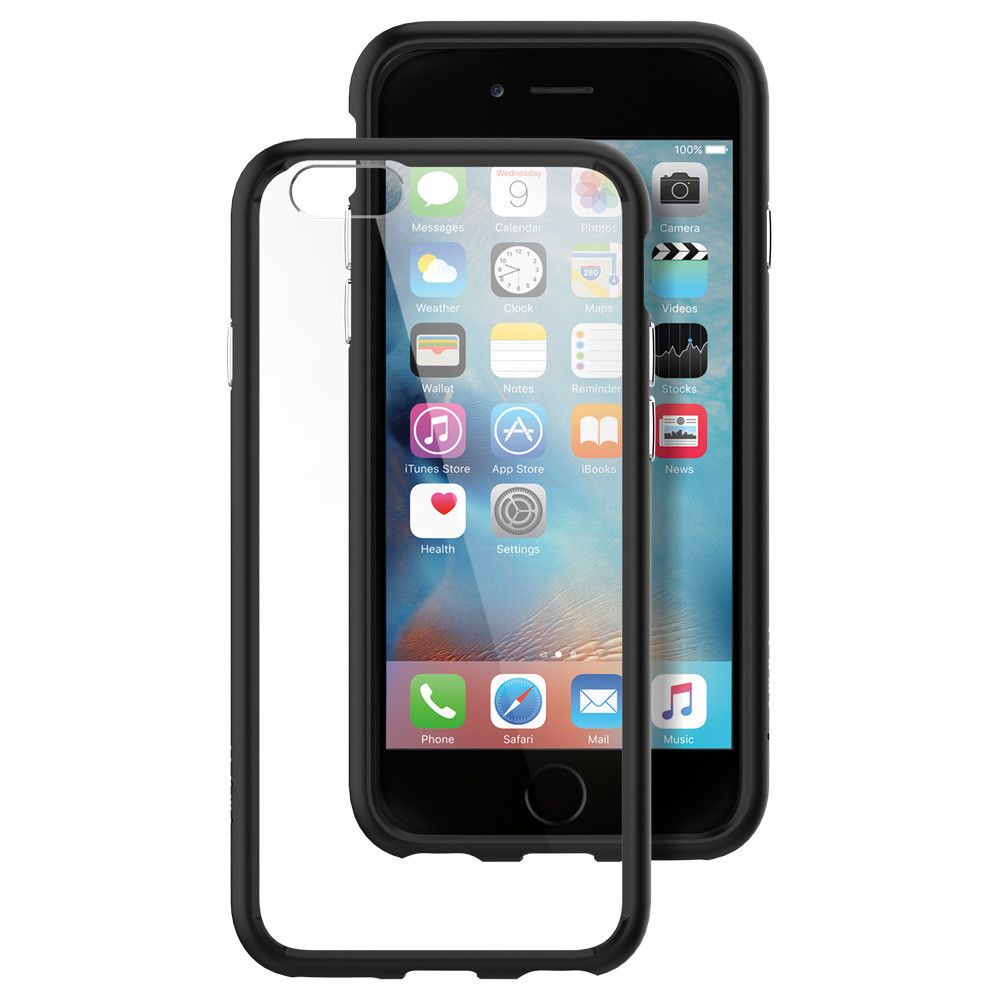 etui Spigen Ultra Hybrid Czarne Apple iPhone 6 / 4