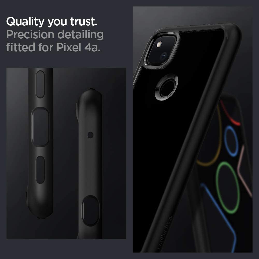 etui Spigen Ultra Hybrid czarne Google Pixel 4a / 4