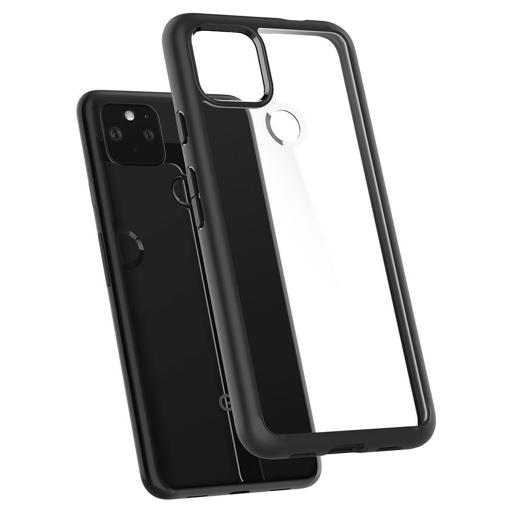 etui Spigen Ultra Hybrid czarne Google Pixel 4a 5G / 5
