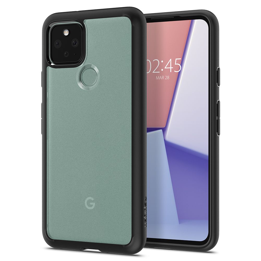 etui Spigen Ultra Hybrid czarne Google Pixel 5 / 10