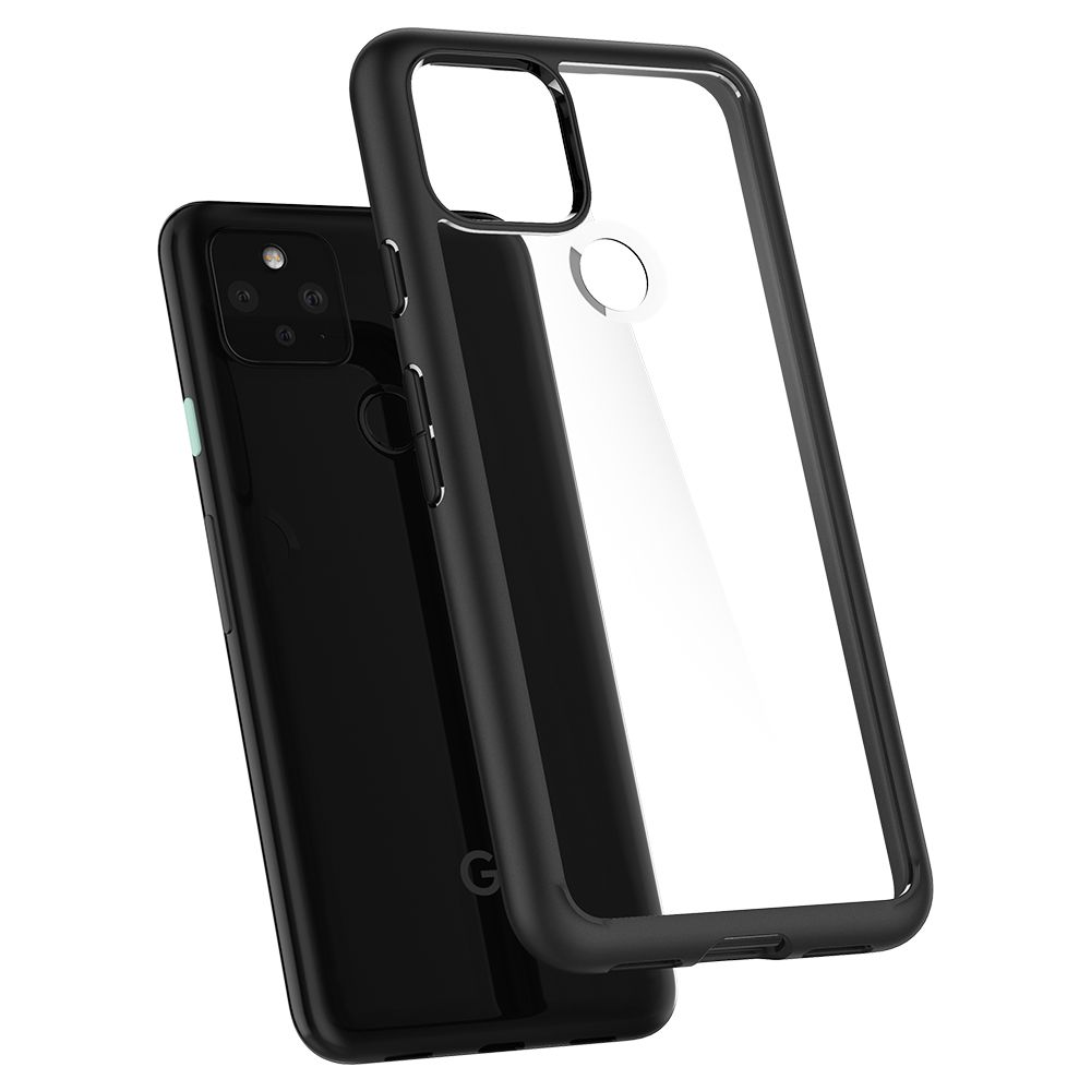 etui Spigen Ultra Hybrid czarne Google Pixel 5 / 6