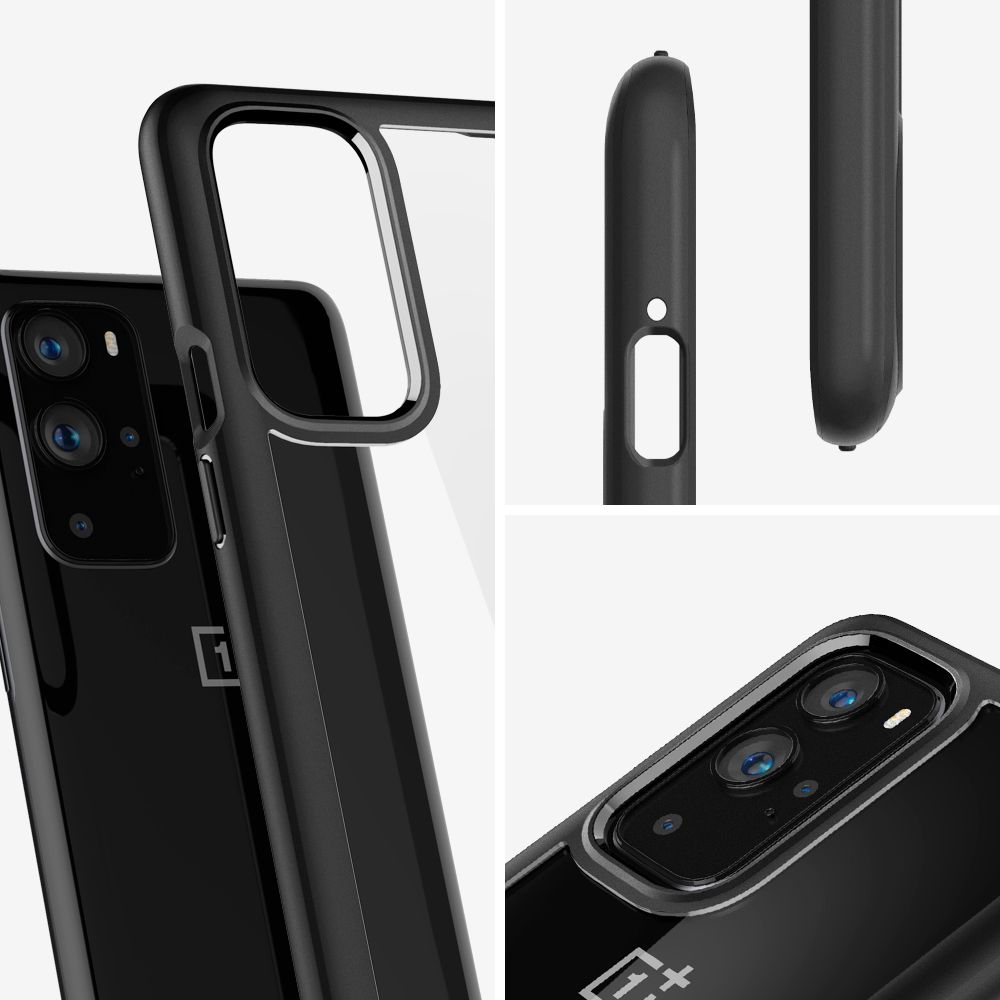 etui Spigen Ultra Hybrid czarne OnePlus 9 Pro 5G / 2
