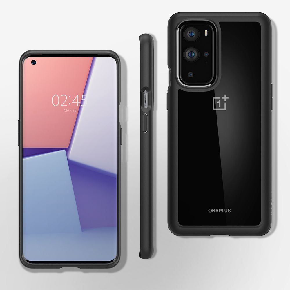 etui Spigen Ultra Hybrid czarne OnePlus 9 Pro 5G / 7