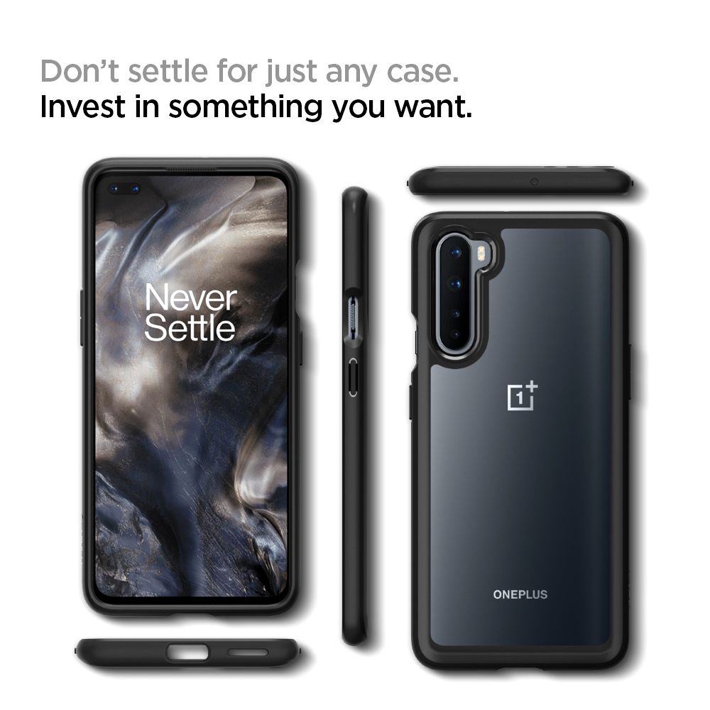 etui Spigen Ultra Hybrid Czarne OnePlus Nord / 12
