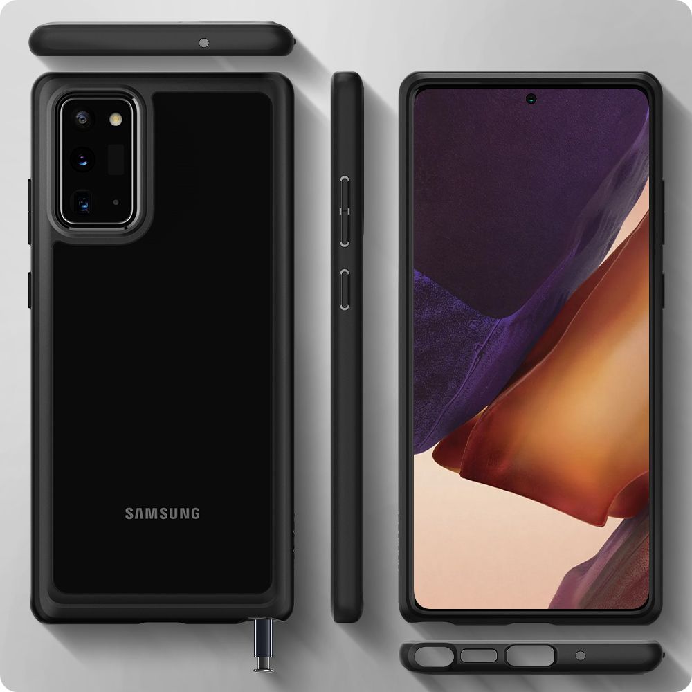 etui Spigen Ultra Hybrid Czarne Samsung Galaxy Note 20 / 10