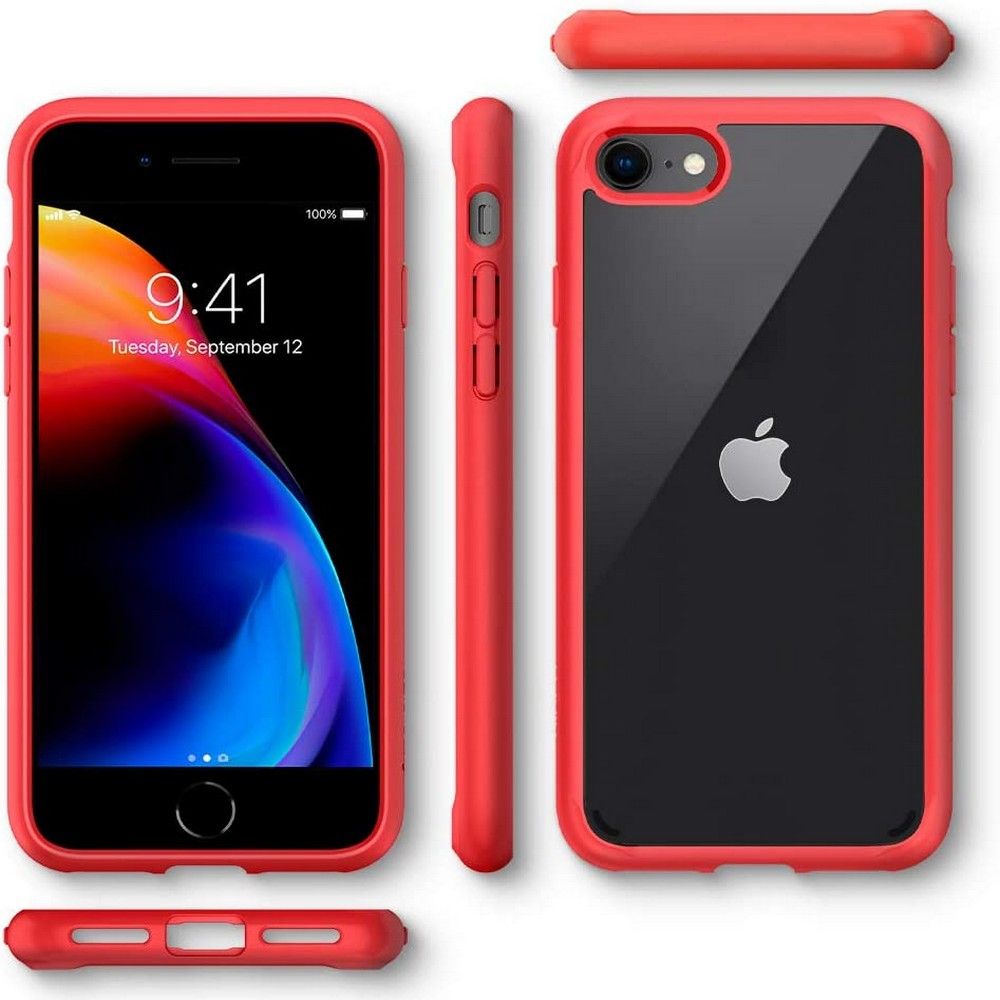 etui Spigen Ultra Hybrid Czerwone Apple iPhone 7 / 5