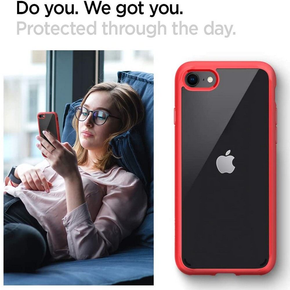 etui Spigen Ultra Hybrid Czerwone Apple iPhone 7 / 7