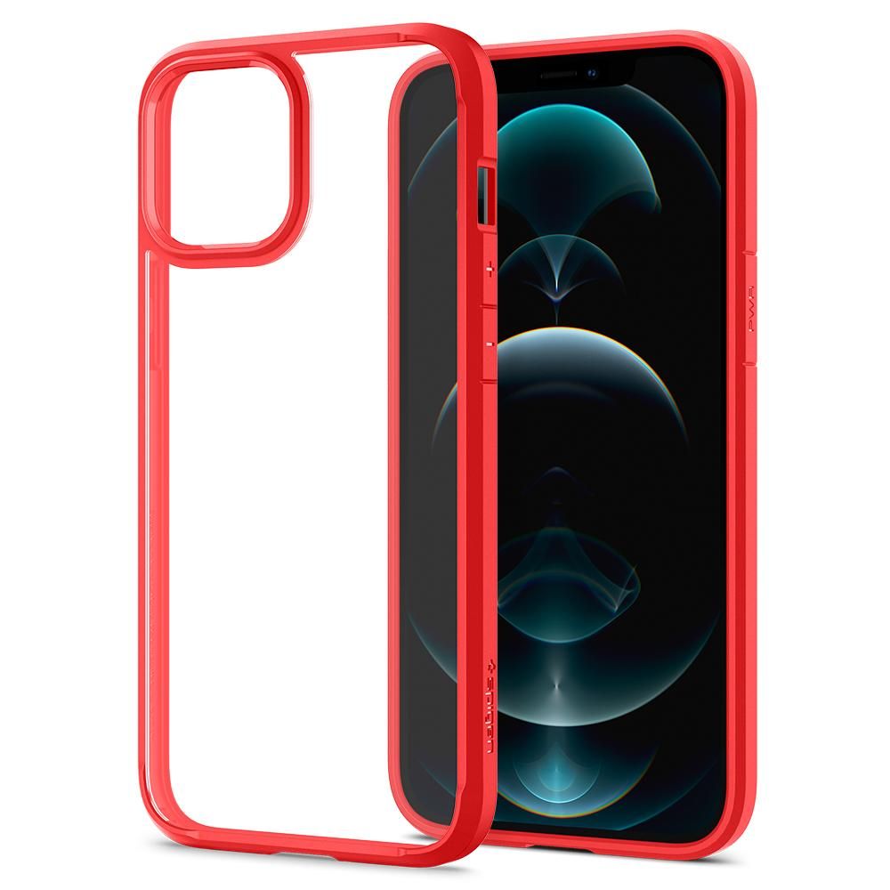 etui Spigen Ultra Hybrid czerwone Apple iPhone 12 / 8