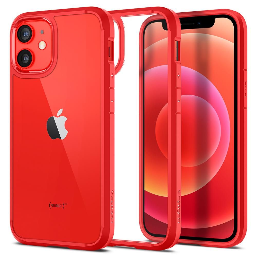 etui Spigen Ultra Hybrid czerwone Apple iPhone 12 Mini
