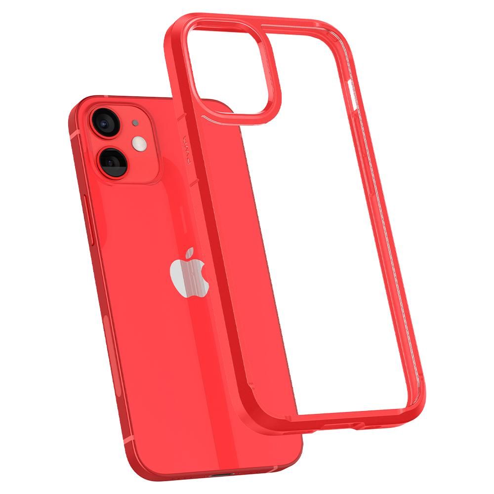 etui Spigen Ultra Hybrid czerwone Apple iPhone 12 Mini / 7