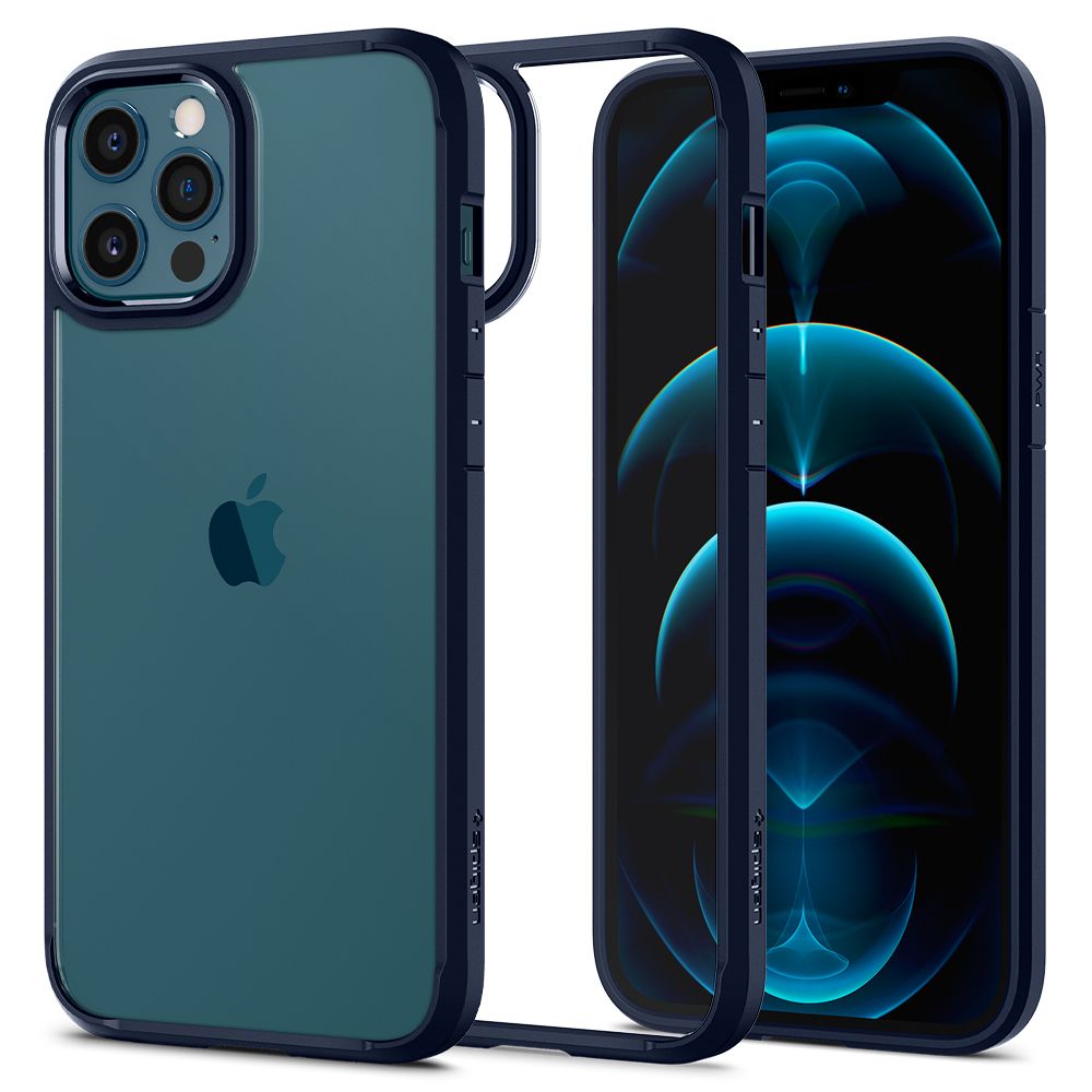 etui Spigen Ultra Hybrid Granatowe Apple iPhone 12 Pro etui Spigen Ultra Hybrid Granatowe Apple iPhone 12 Pro