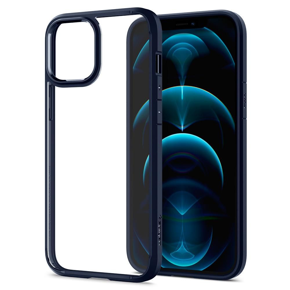 etui Spigen Ultra Hybrid granatowe Apple iPhone 12 Pro Max / 7
