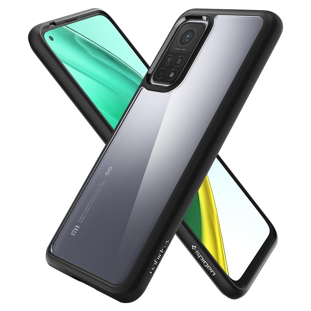 etui Spigen Ultra Hybrid Pro czarne Xiaomi Mi 10T Pro / 7